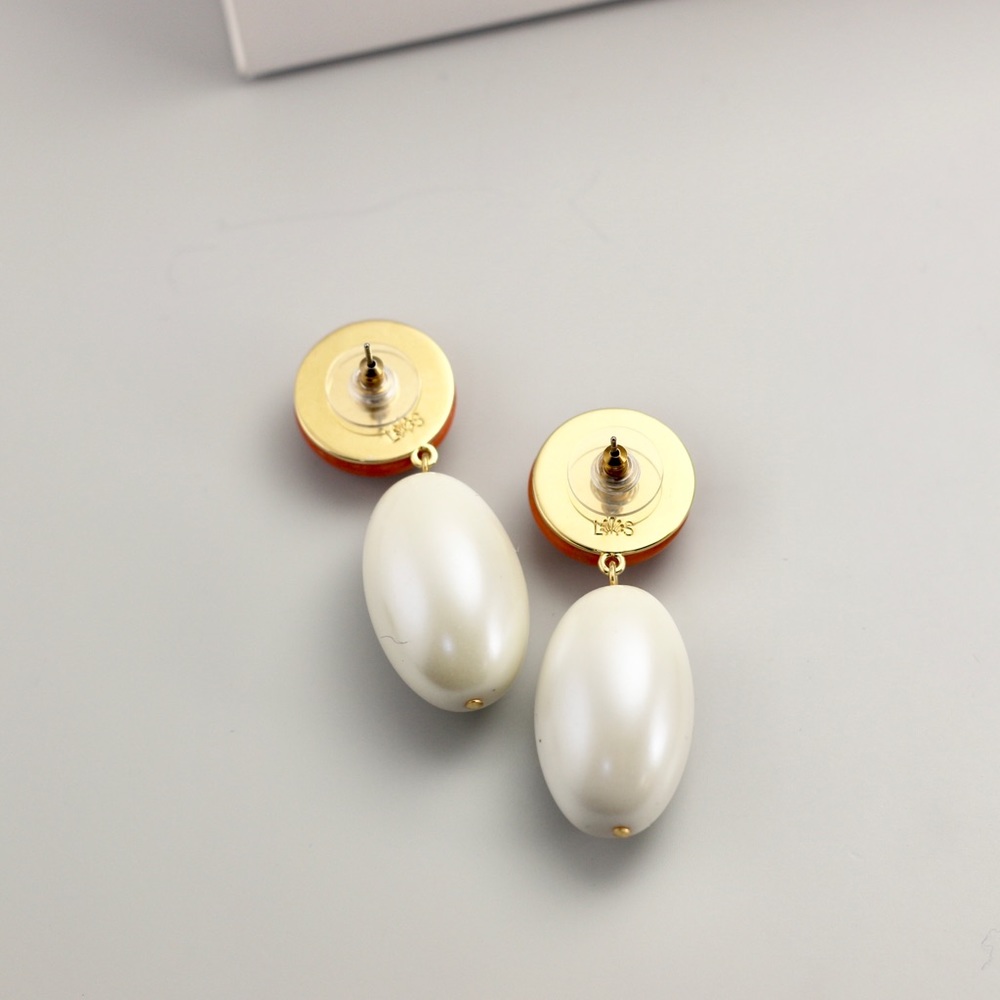 Lele Sadoughi drop stone pearl earrings - Picture 4 of 4